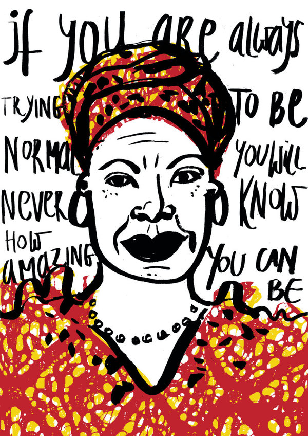 Fine Art Print - Maya Angelou